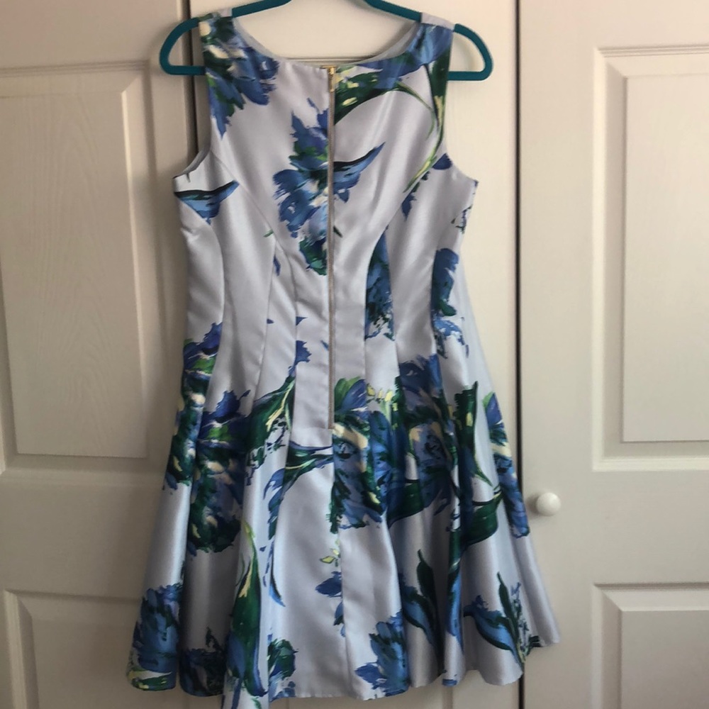 Blue Floral Dress - Picture 4 of 5